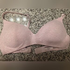 Victoria's Secret Heathered Pink Demi Lightly Lined Wireless T-Shirt Bra